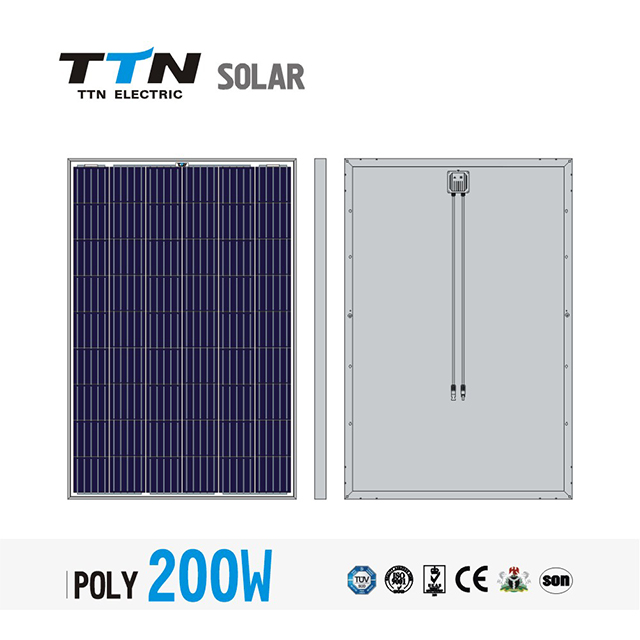 Panneau solaire poly TTN-P200-210W72